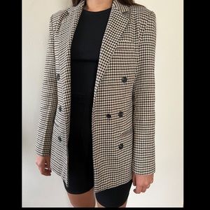 Plaid blazer in small size